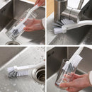 Plastic Household Cleaning Brushes – Narrow Long Handles for Kitchen