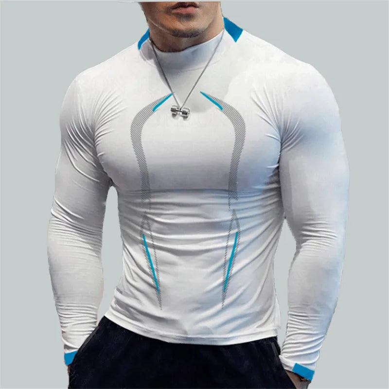 Men’s Oversized Gym Shirt – Long Sleeve Quick-Dry Training Top ✅
